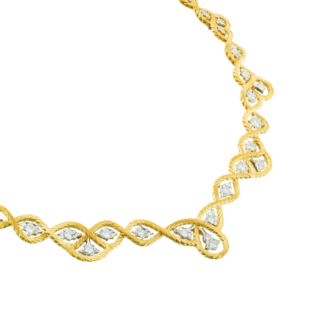 Collier or et diamants "Etoilée Eternelle" | Gold and diamond necklace