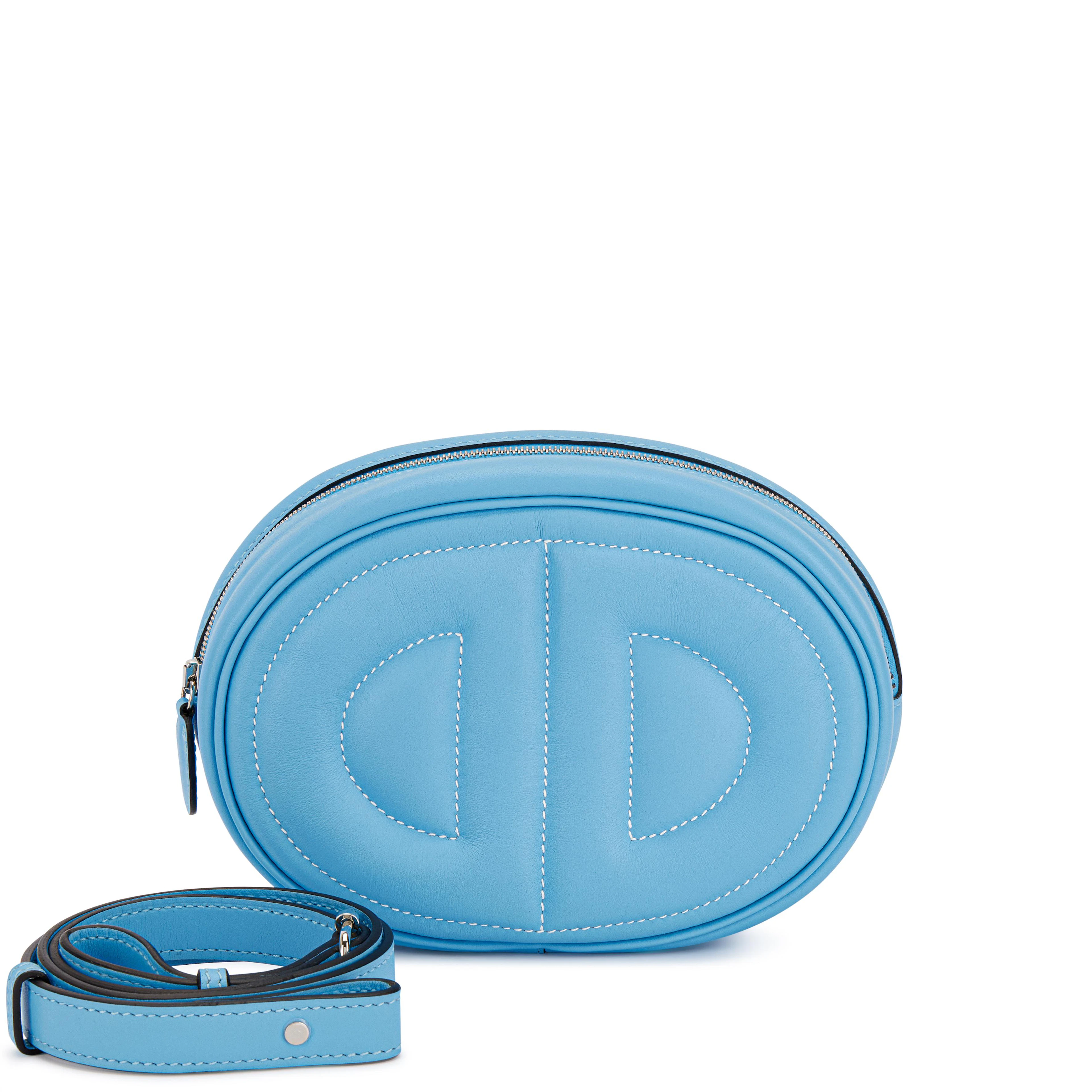Bleu Celeste and Vert Yucca Swift Verso In-The-Loop Belt Bag Palladium