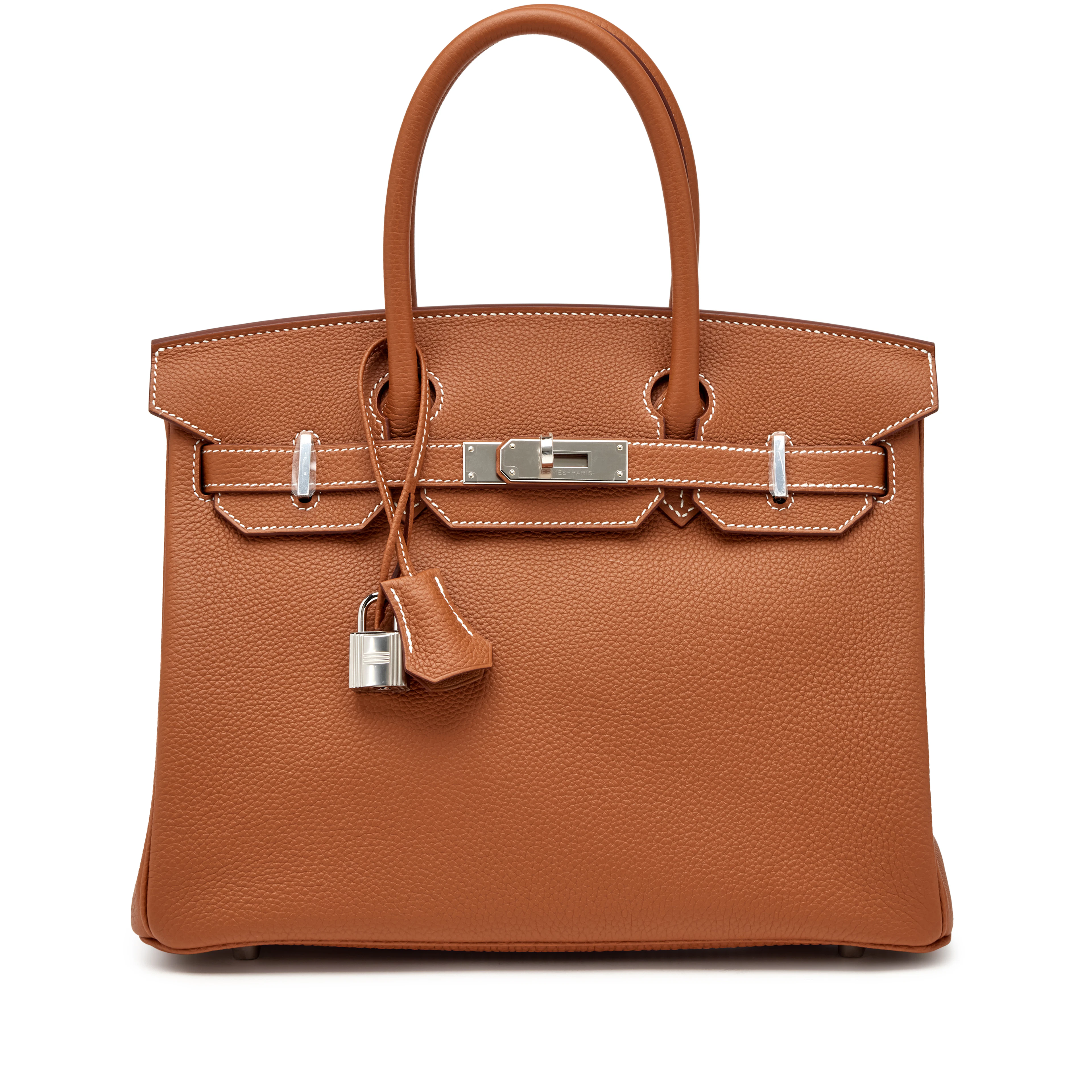 Gold Togo Birkin 30 Palladium Hardware, 2020
