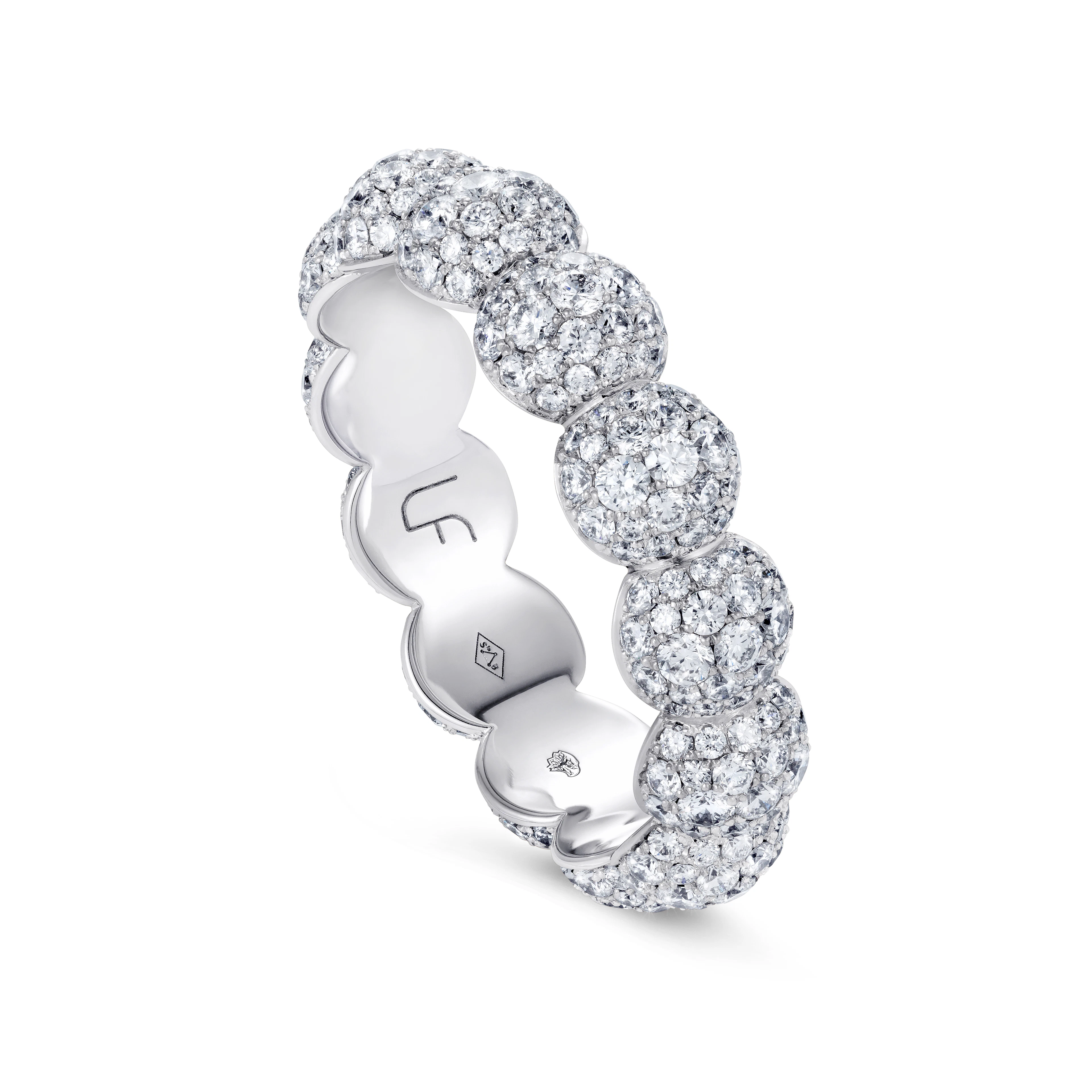 Beaded Diamond Pavé Band