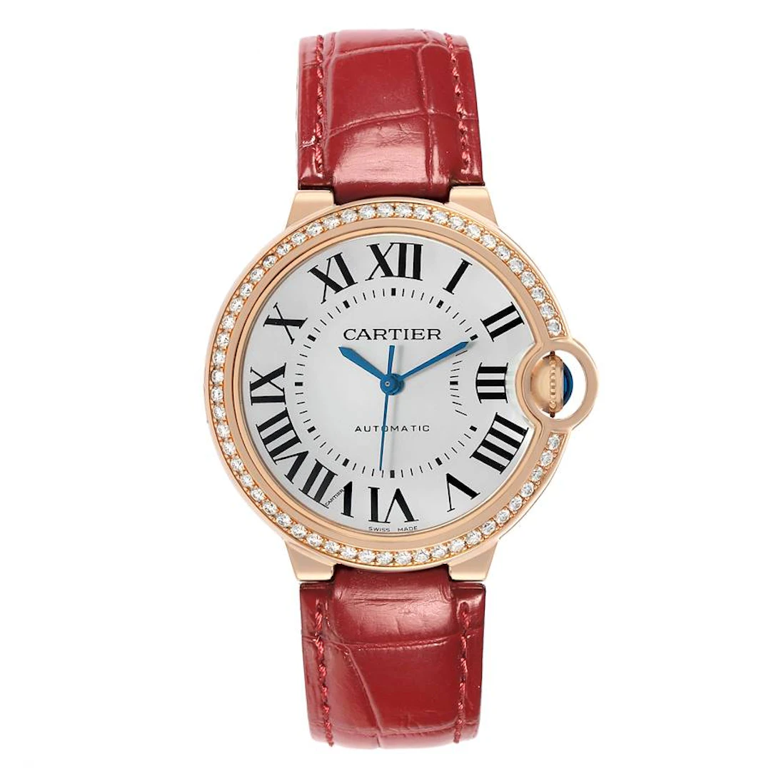 Ballon Bleu Medium (Reference WJBB0034). A 36mm rose gold diamond-set