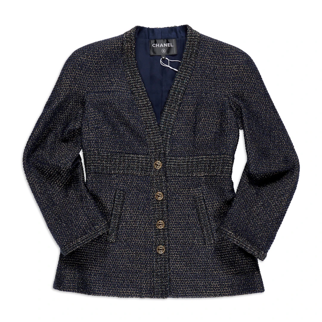 Black and Gold Tweed Jacket, 2019