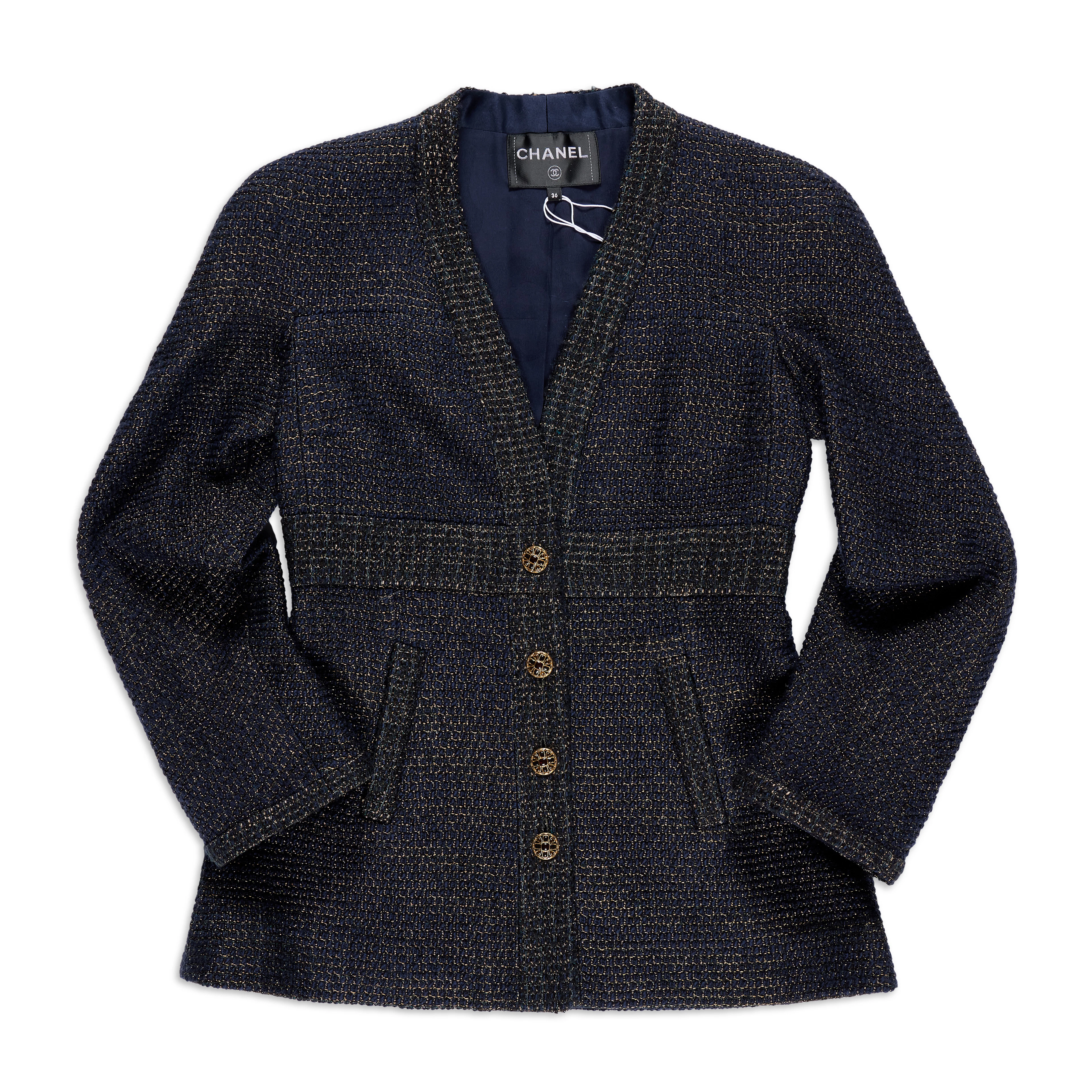 Black and Gold Tweed Jacket, 2019