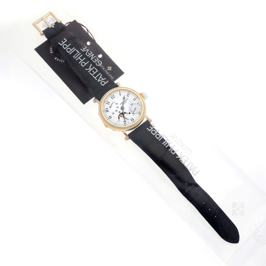 Complications | Service Sealed (Reference 5015J-001). A 35.5mm yellow