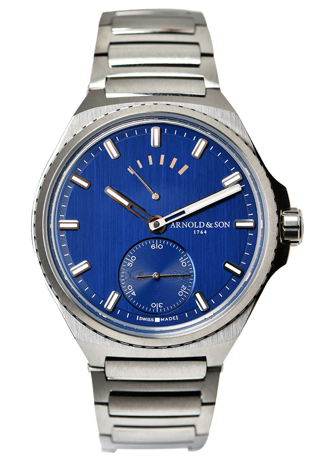 Longitude (Reference 1LTAT.U01A.N001U). A 42.5mm titanium manual wind