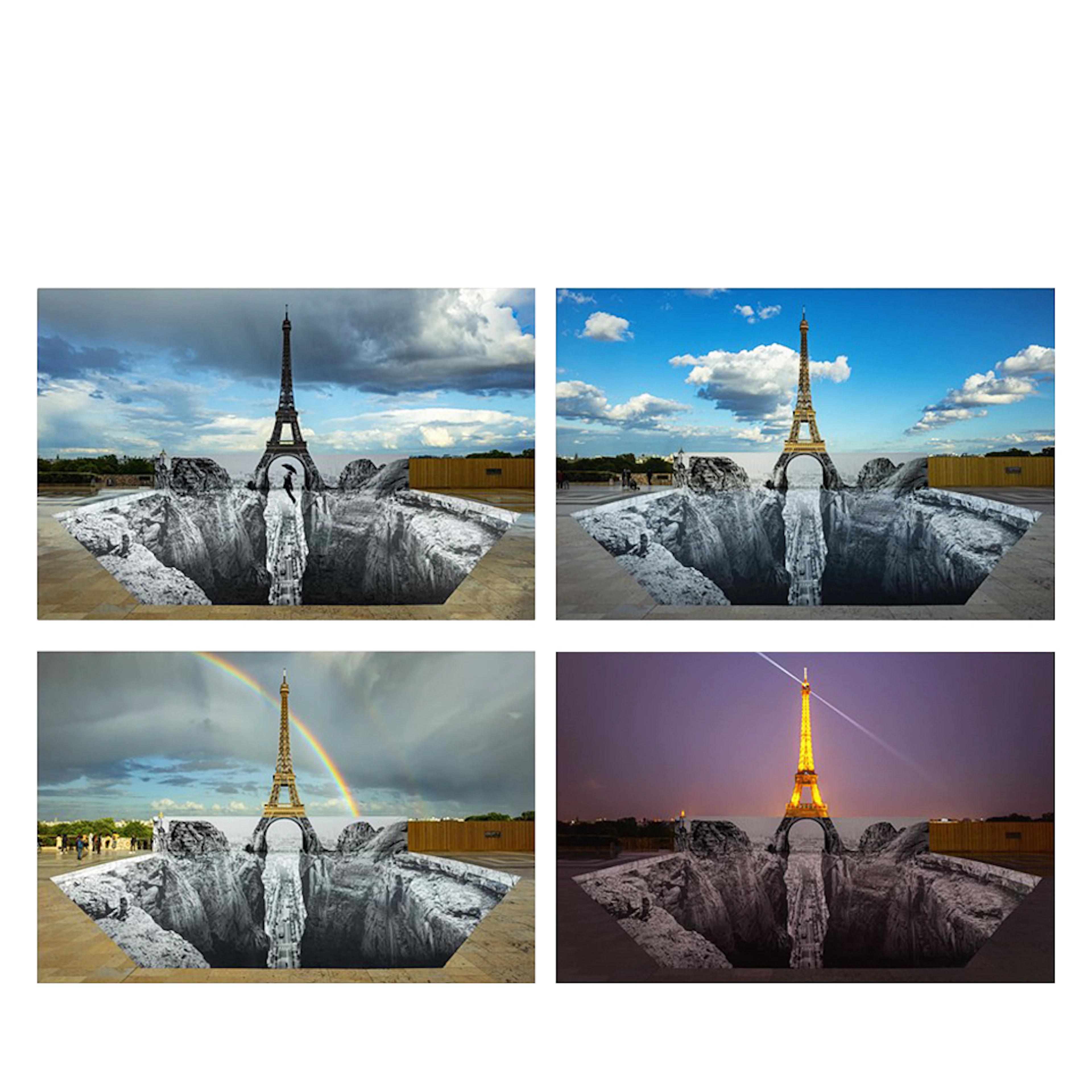 Trompe l'oeil, Les Falaises du Trocadéro | Portfolio of 4