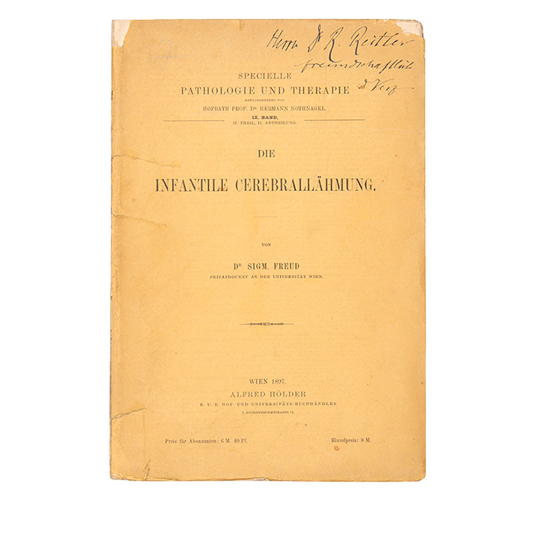 Die Infantile Cerebrallähmung Inscribed First Edition