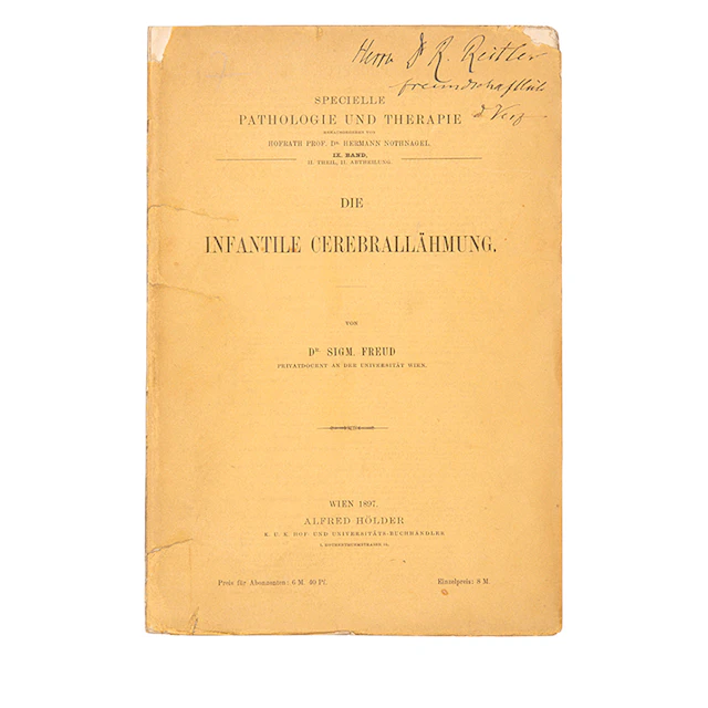 Die Infantile Cerebrallähmung Inscribed First Edition