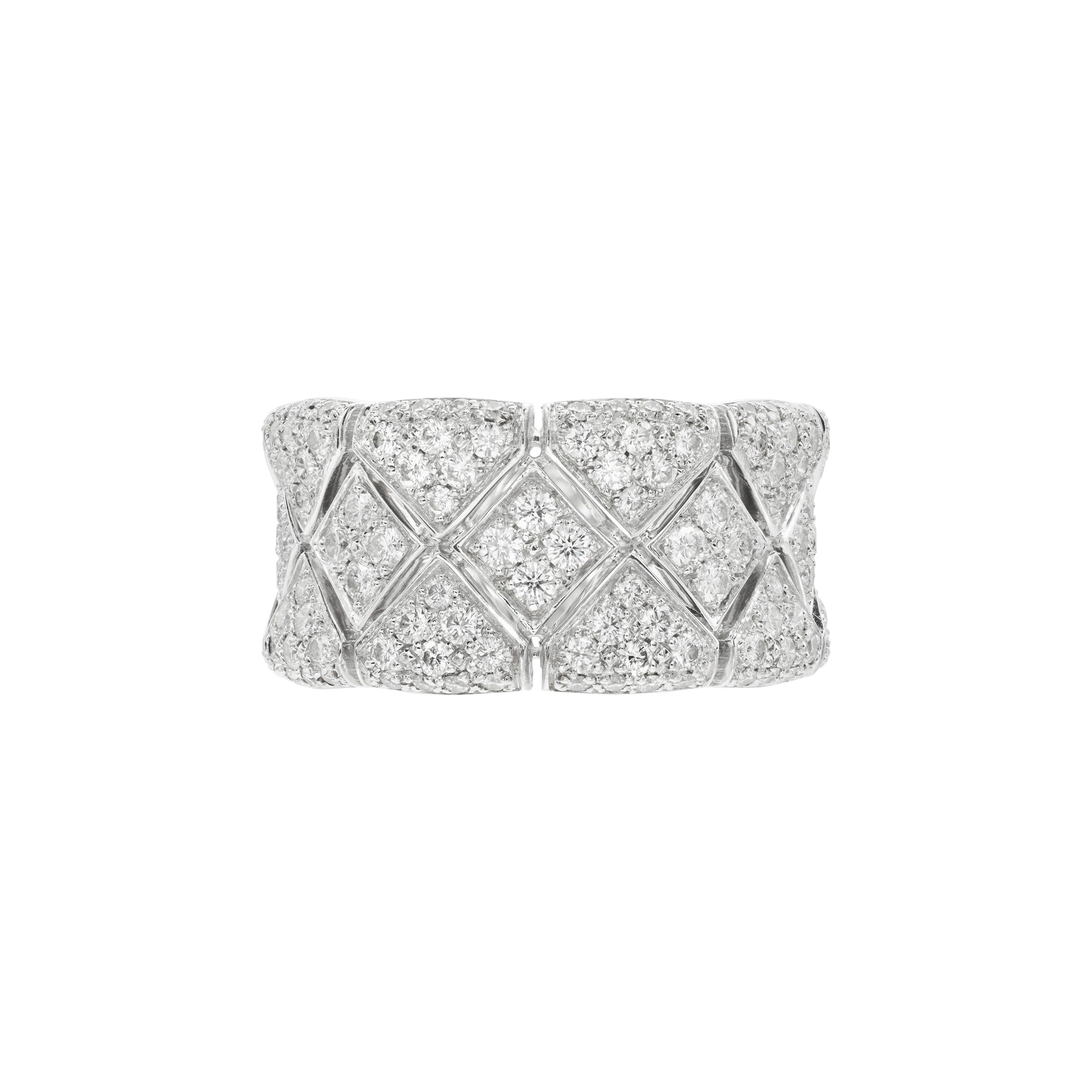White Gold and Diamond Ring