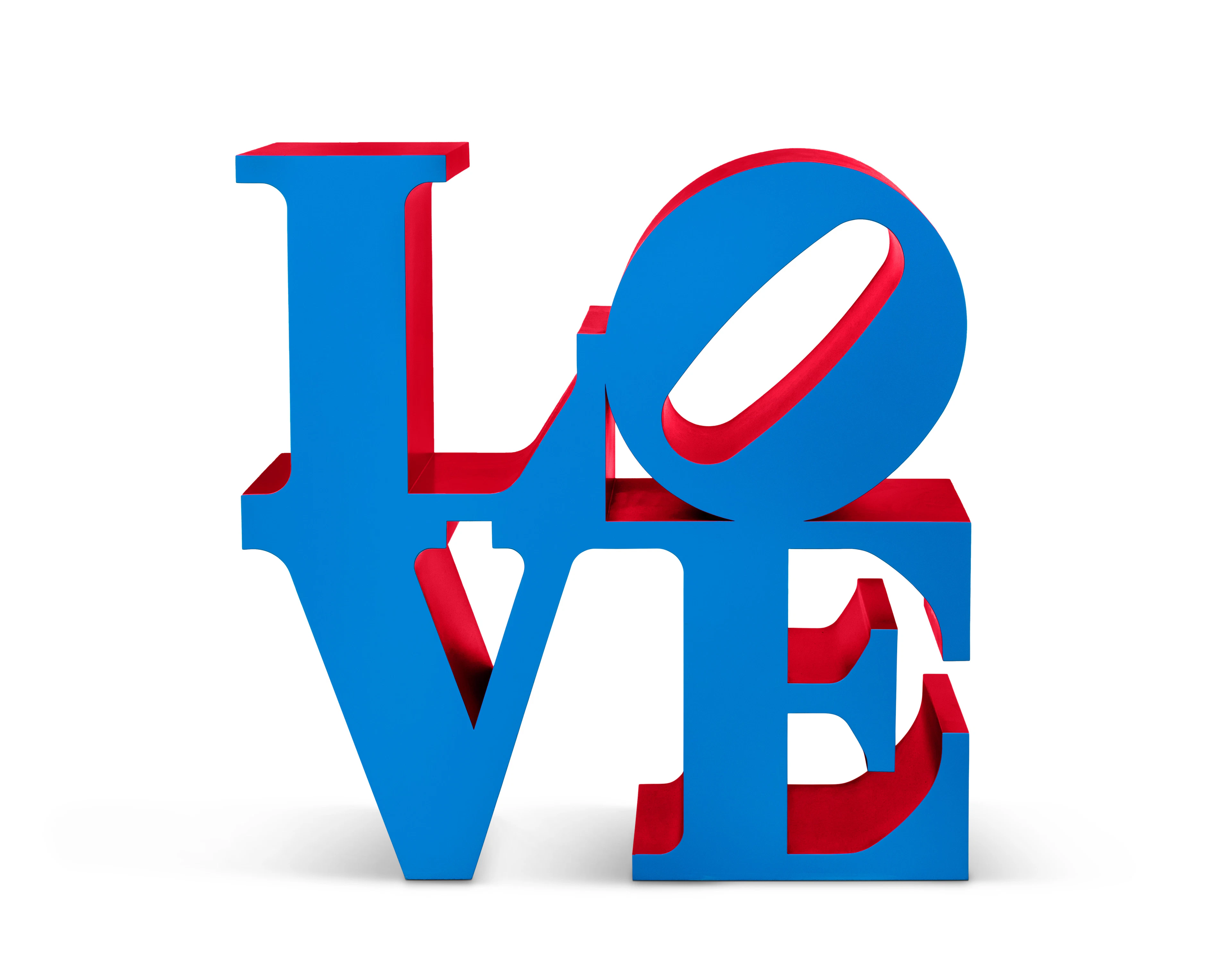 LOVE (Blue Faces Red Sides)