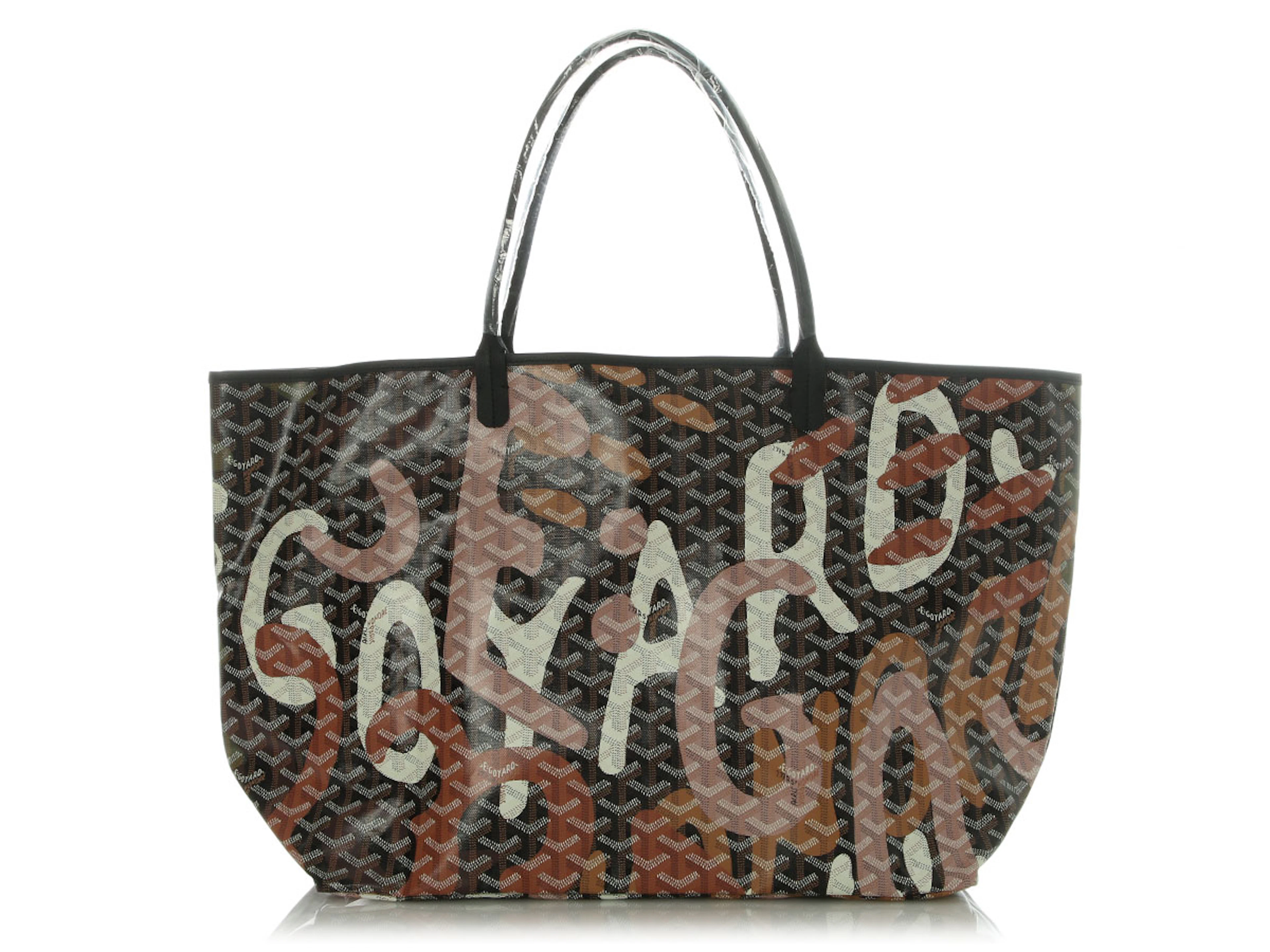Pink Lettres Camouflage Goyardine Coated Canvas Saint Louis GM Tote, 2023