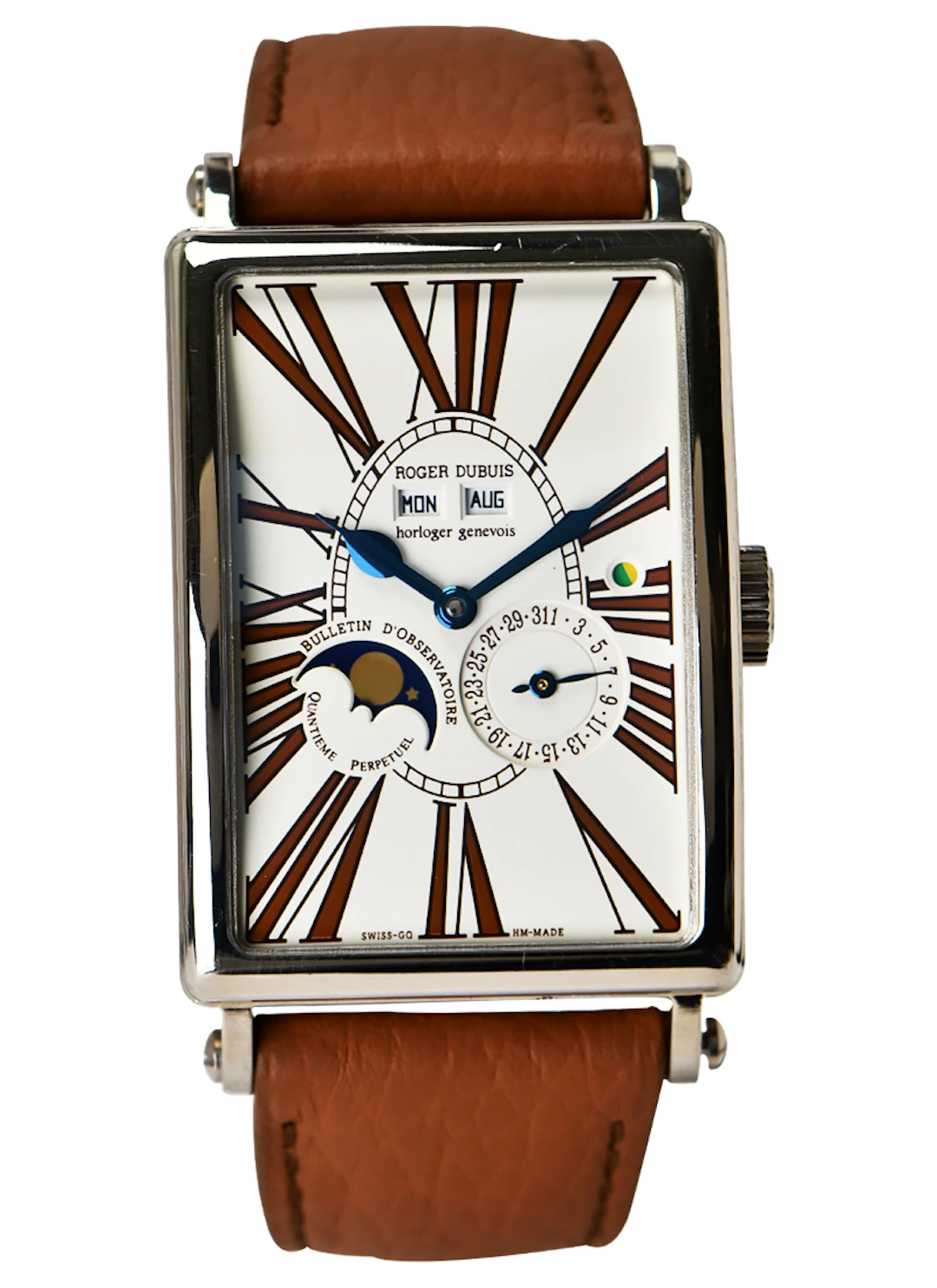 Much More Quantieme (Reference M34 5739). A 47mm white gold automatic