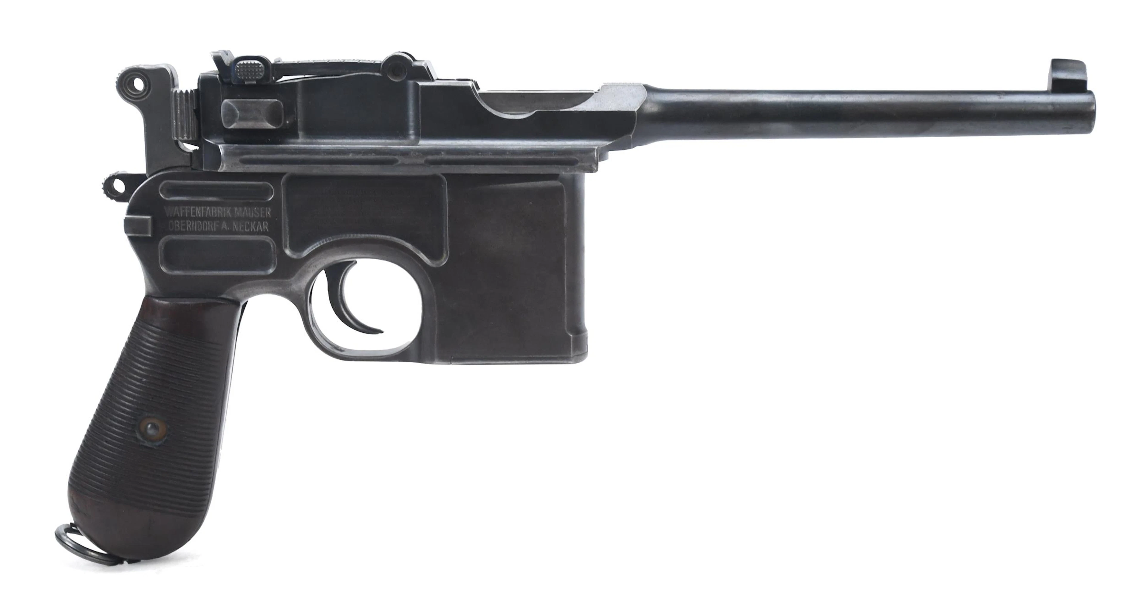 MAUSER C96 BROOMHANDLE .30 MAUSER SEMI-AUTO PISTOL.