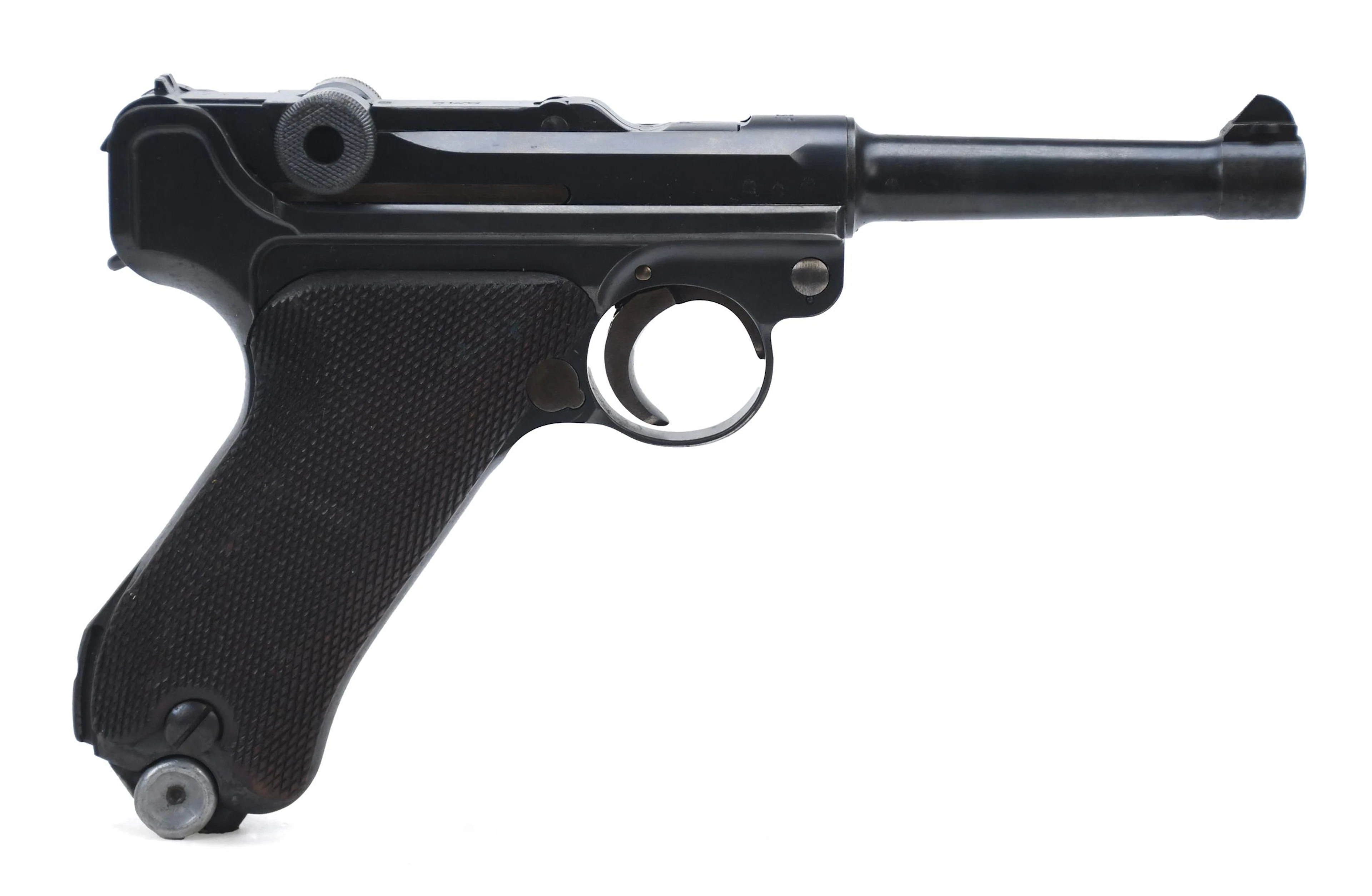 MAUSER S/42 LUGER 9MM SEMI-AUTO PISTOL WITH HOLSTER.