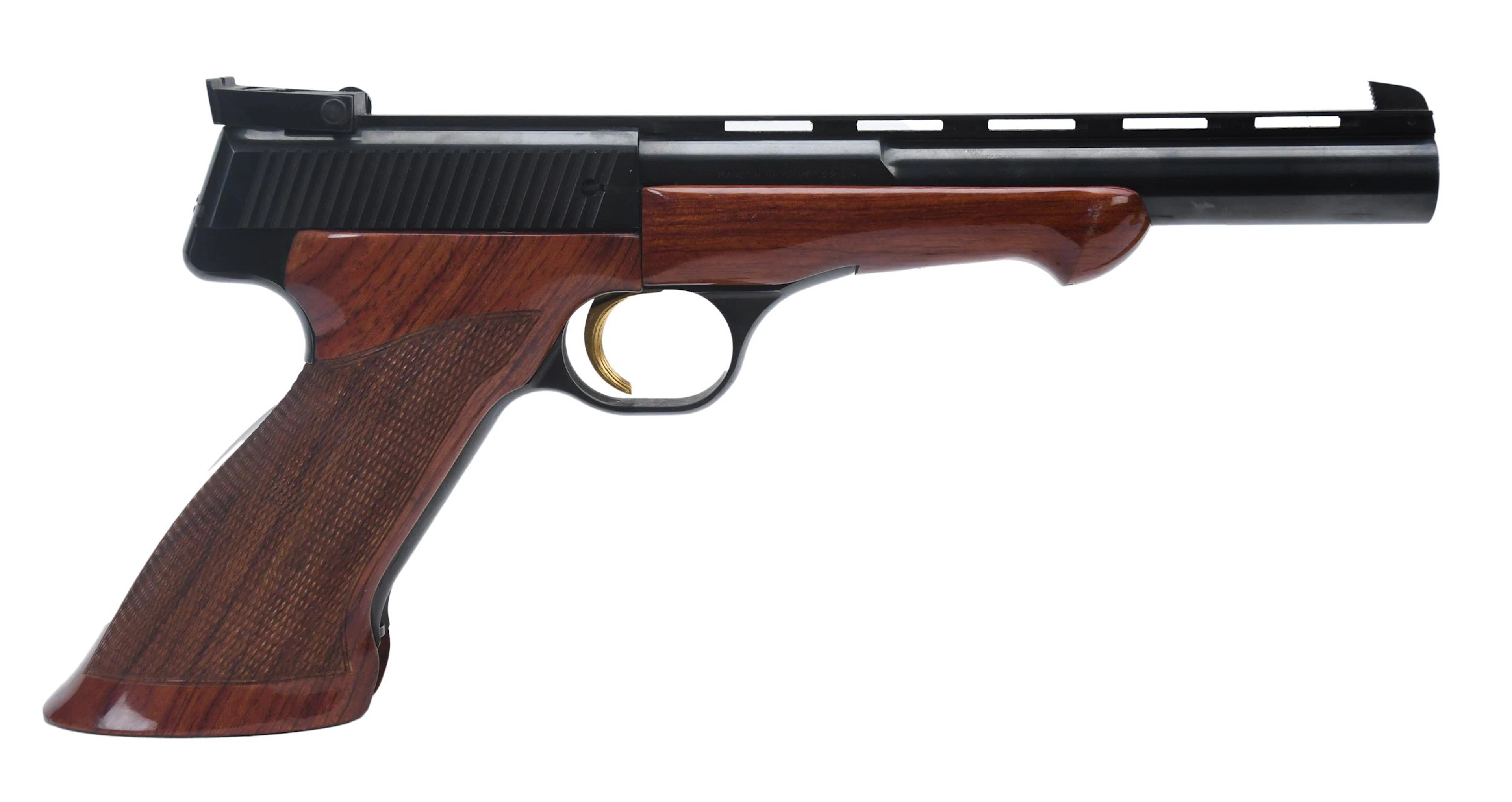 BROWNING MEDALIST .22 LR TARGET PISTOL WITH CASE.
