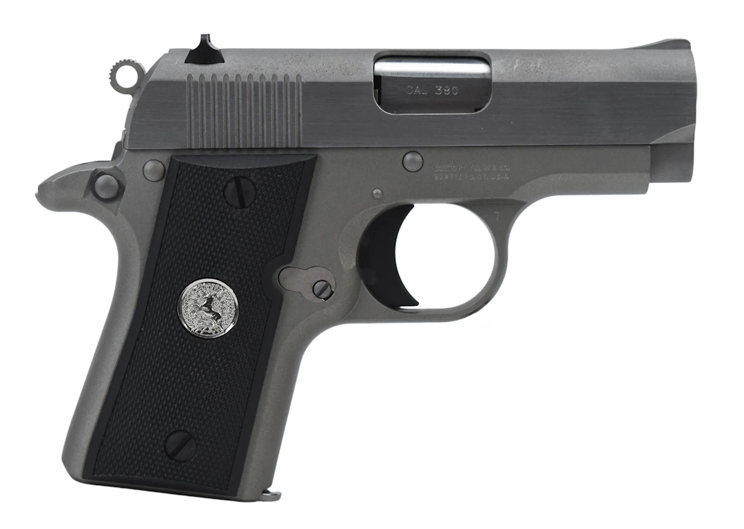 COLT MUSTANG POCKETLITE .380 ACP PISTOL WITH CASE.