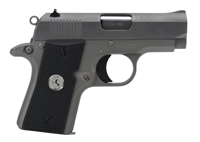 COLT MUSTANG POCKETLITE .380 ACP PISTOL WITH CASE.