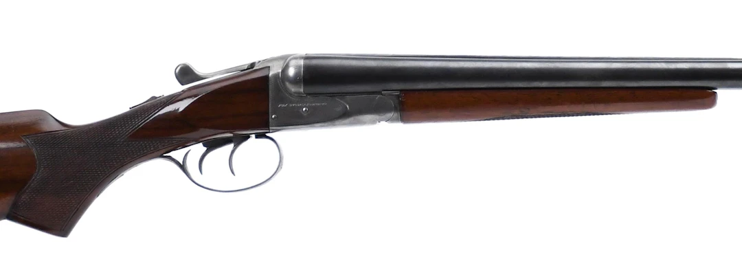 FOX STERLINGWORTH 16 GA SIDE BY SIDE SHOTGUN.