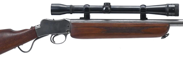 BSA MARTINI ACTION .22 LR RIFLE WITH SCOPE.