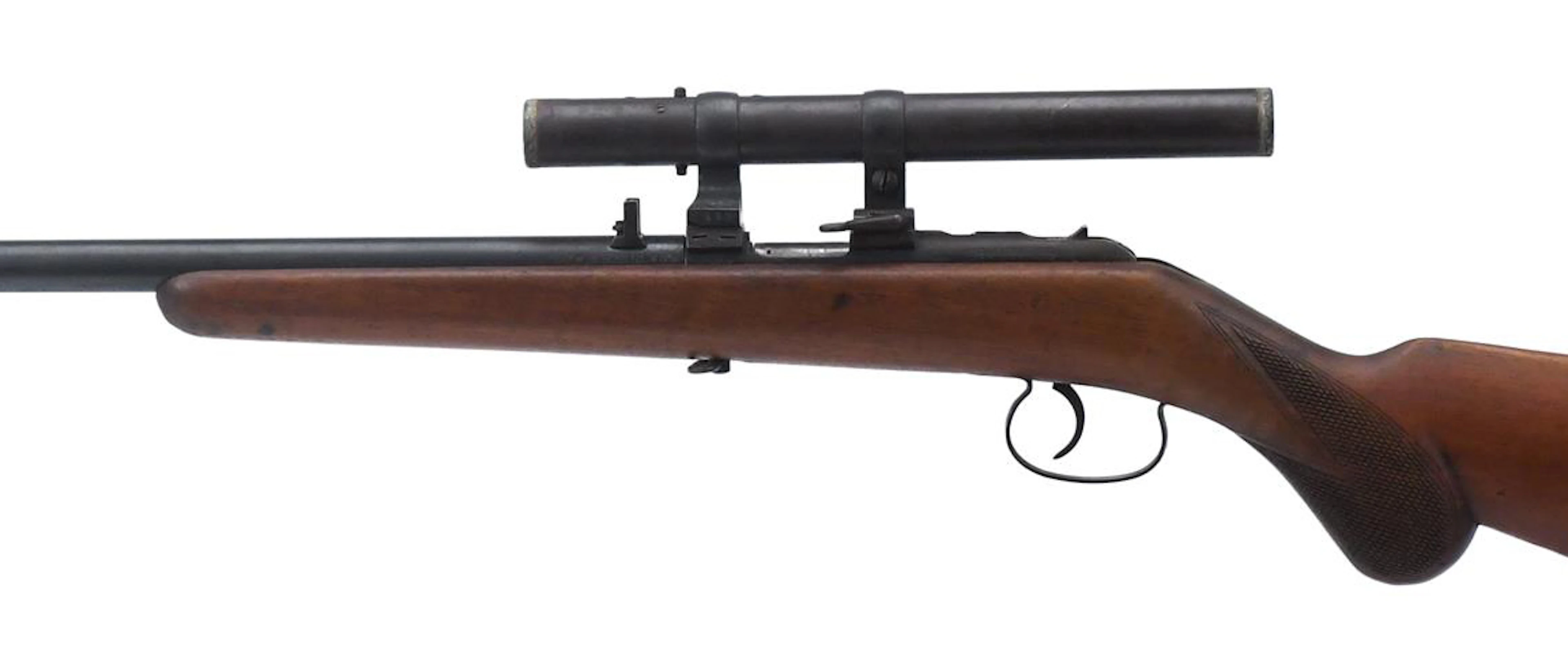 GEWEHRFABRIK DANZIG .22 BOLT ACTION RIFLE WITH SCOPE.