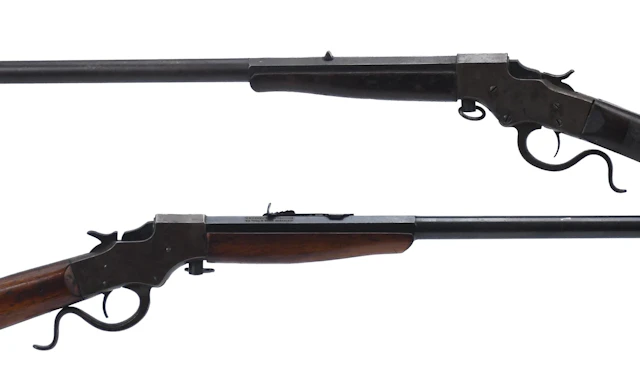 TWO STEVENS FAVORITE .32 CAL. SINGLE SHOT RIFLES.