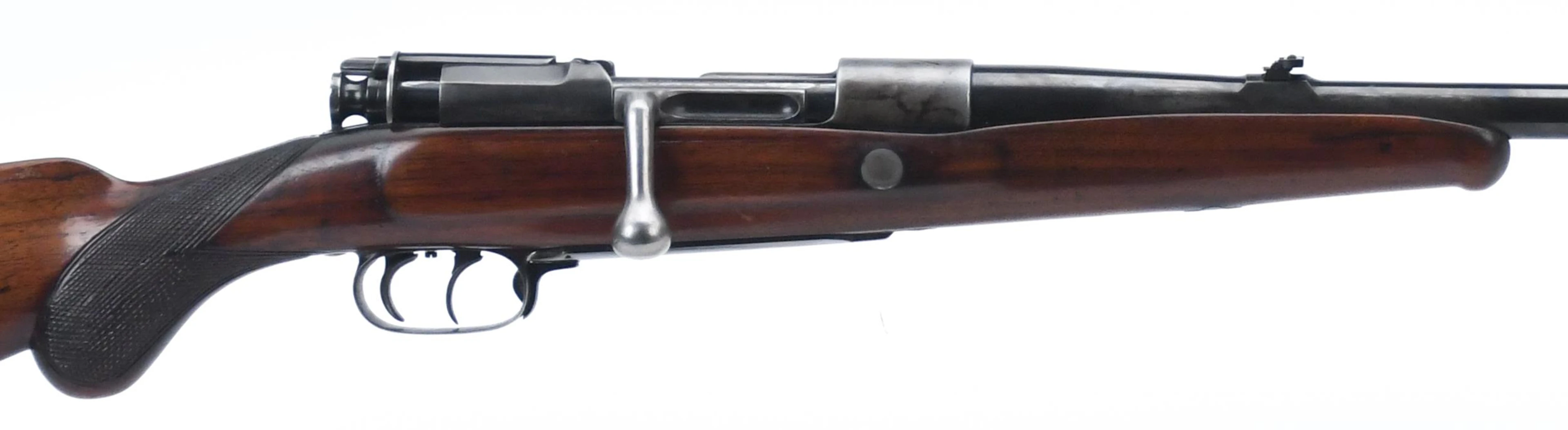 MANNLICHER SPORTERIZED 7MM MAUSER BOLT ACTION RIFLE.