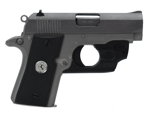COLT MUSTANG POCKETLITE .380 ACP PISTOL WITH LASER.