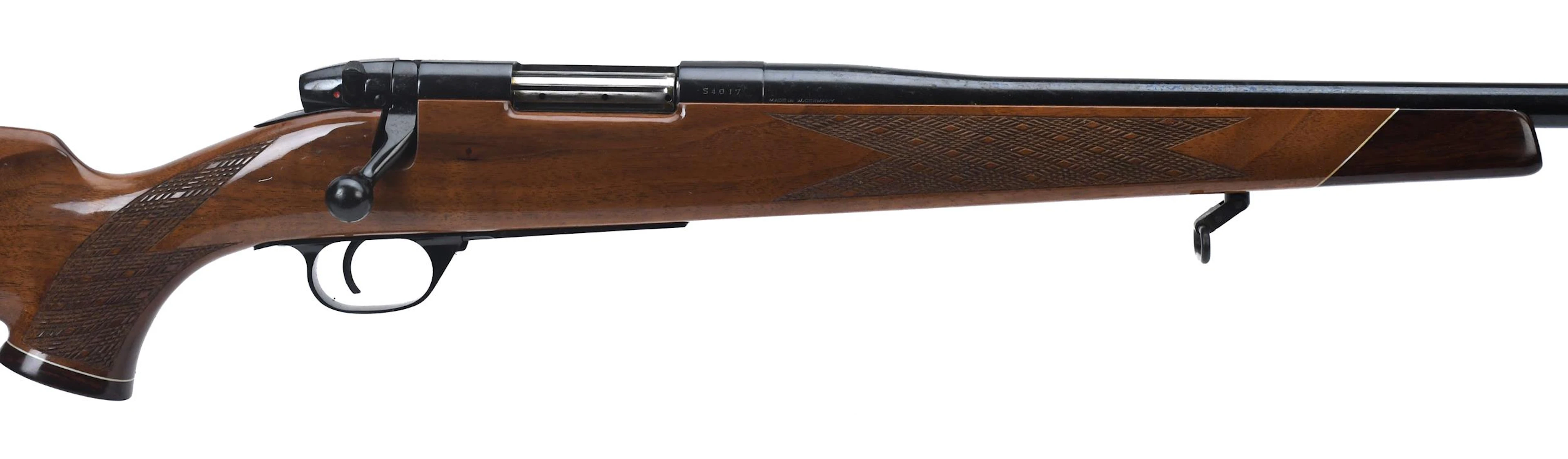 20TH C. WEATHERBY MARK V .224 WBY. MAG. RIFLE IN BOX.