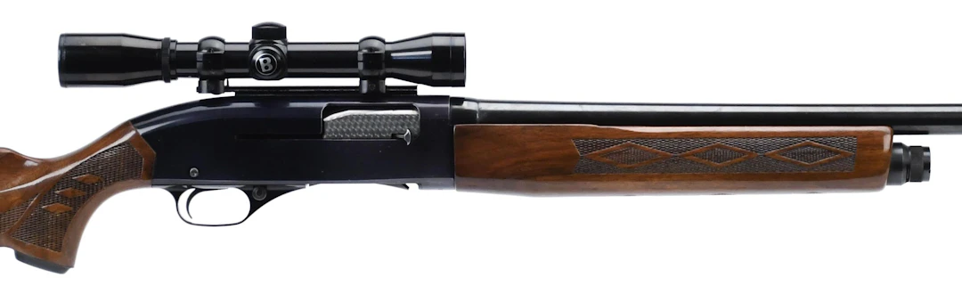 WINCHESTER MODEL 1400 12 GA. SHOTGUN WITH SCOPE.