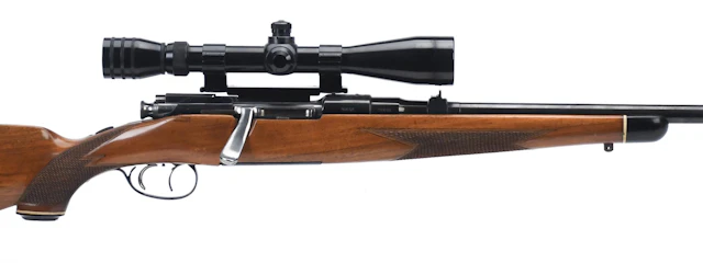 MANNLICHER .30-06 BOLT ACTION RIFLE WITH SCOPE.