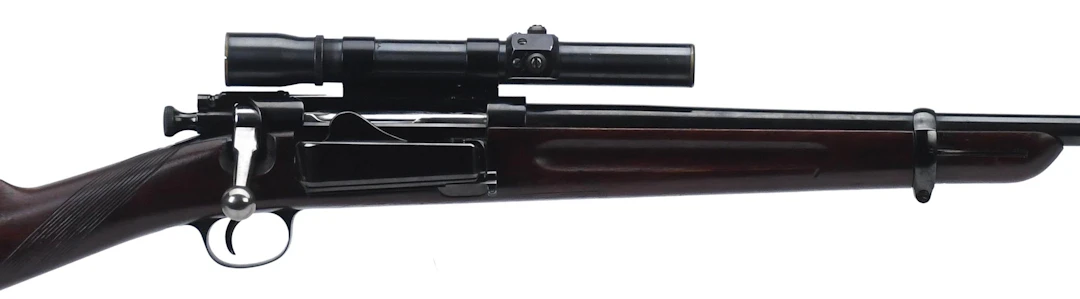 U.S. KRAG SPORTERIZED .30-40 BOLT RIFLE W/ SCOPE.