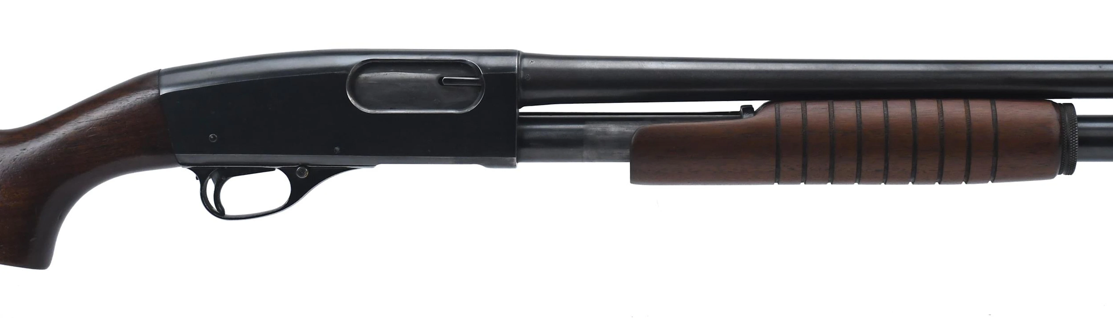 20TH C. NOBLE MODEL 60D 16 GA. PUMP SHOTGUN.