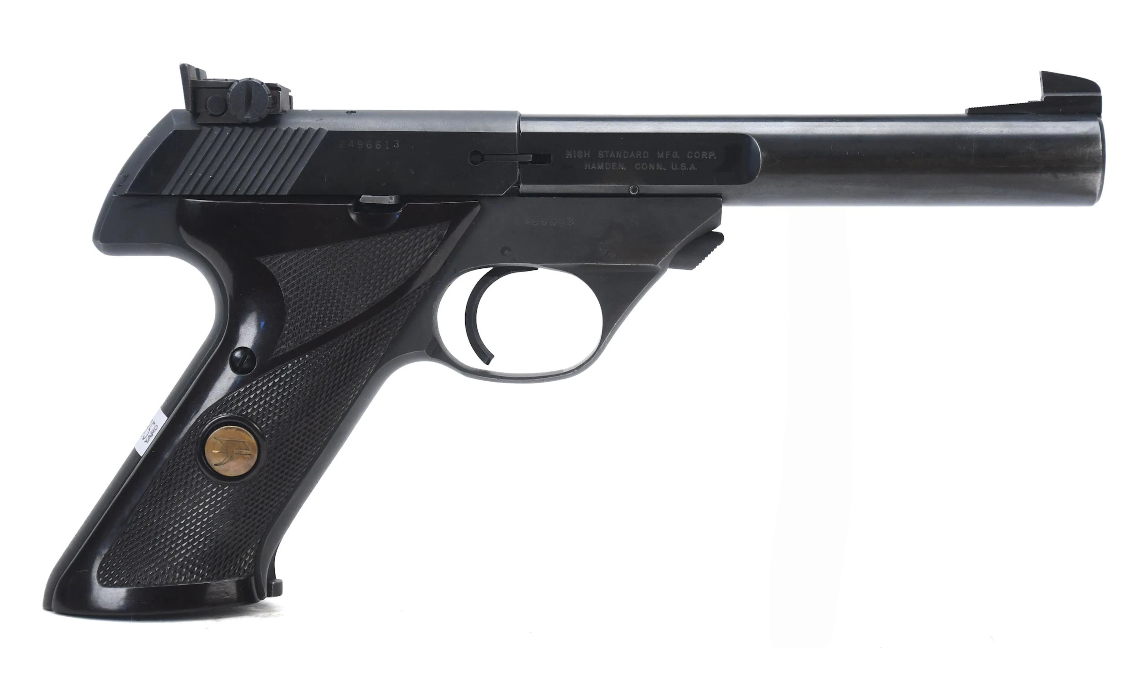 HIGH STANDARD SHARPSHOOTER .22 SEMI-AUTO PISTOL.