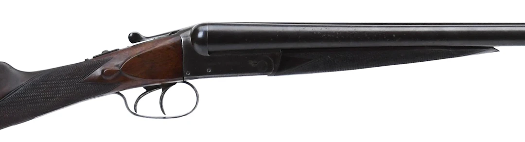 ANTIQUE COGSWELL & HARRISON 12 GA. SHOTGUN.