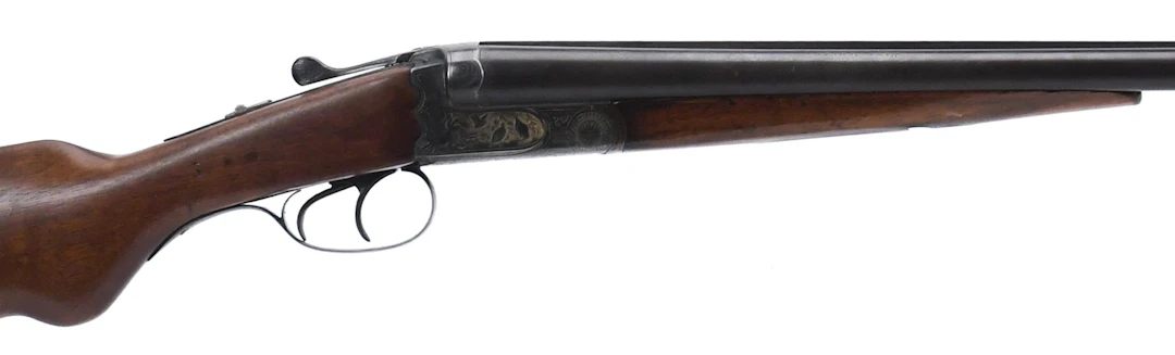 HUBERTUS SUHL DOUBLE BARREL 16G SHOTGUN.