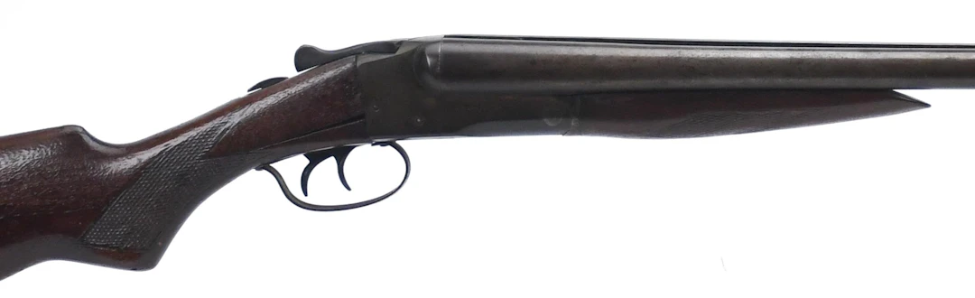 HERCULES 12 GA SIDE BY SIDE SHOTGUN.