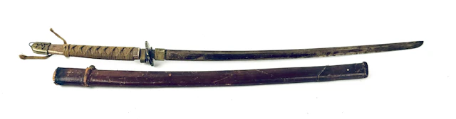 20TH C. JAPANESE WWII OFFICER'S SHIN GUNTO SWORD.