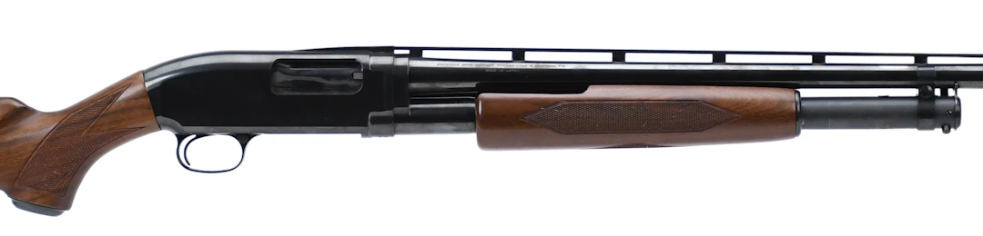 BROWNING MODEL 12, 20 GAUGE PUMP SHOTGUN, MATCHED.