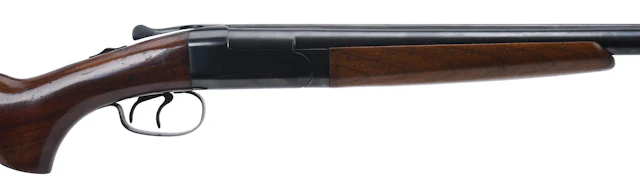 WINCHESTER MODEL 24 12 GA SIDE BY SIDE SHOTGUN.