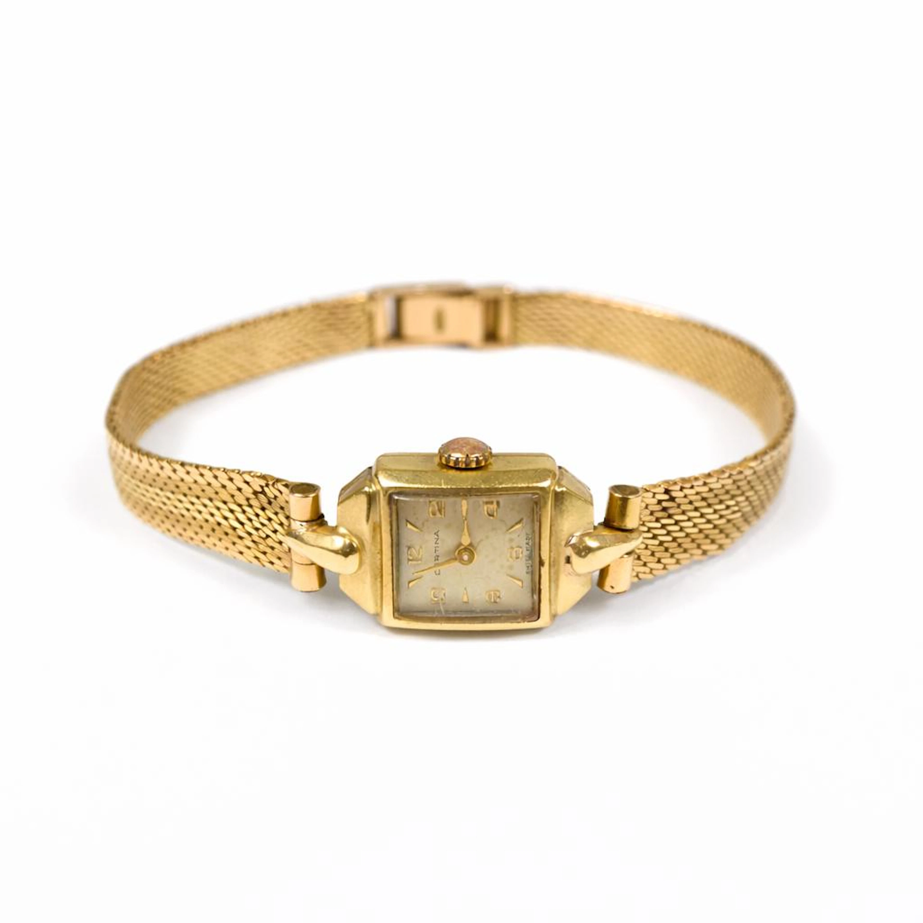 Damarmbandsur i 18k guld, Certina.