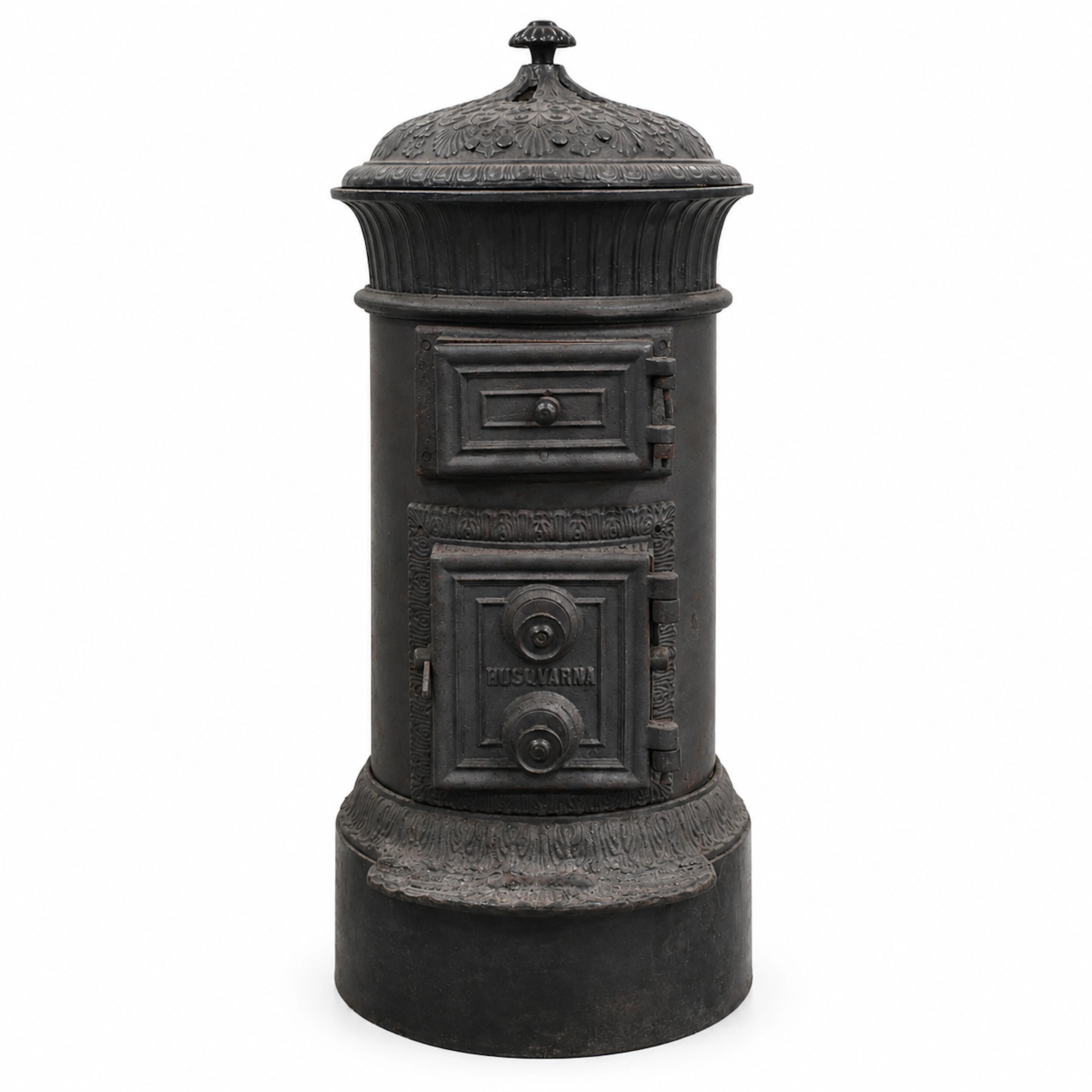 Kamin, gjutjärn, Husqvarna, omkring år 1900.
