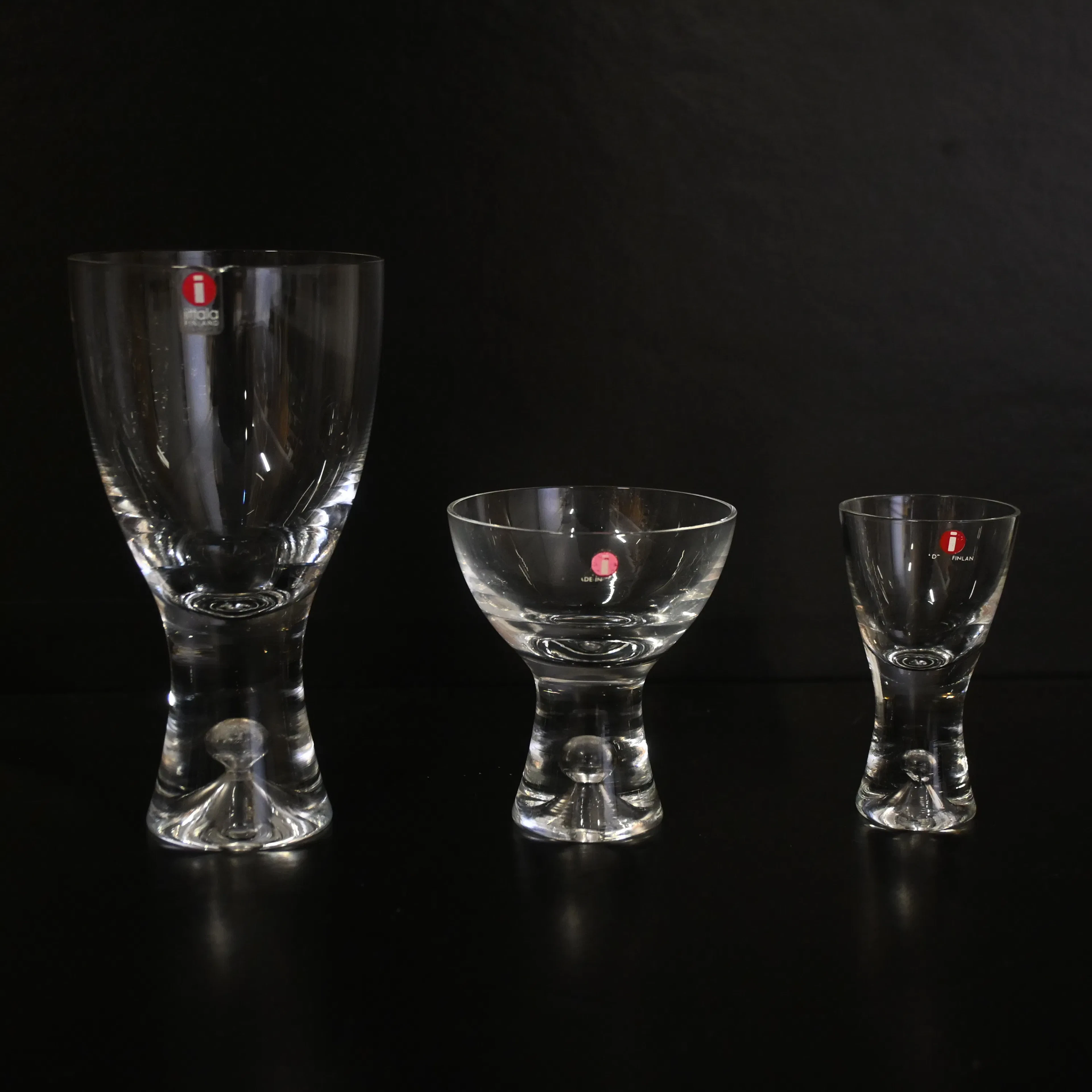 Tapio Wirkkala, glasservisdelar, 31st, "Tapio", Iittala.