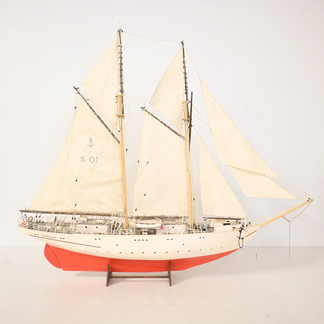 Fartygsmodell, "Gladan", 1900-talets andra hälft.