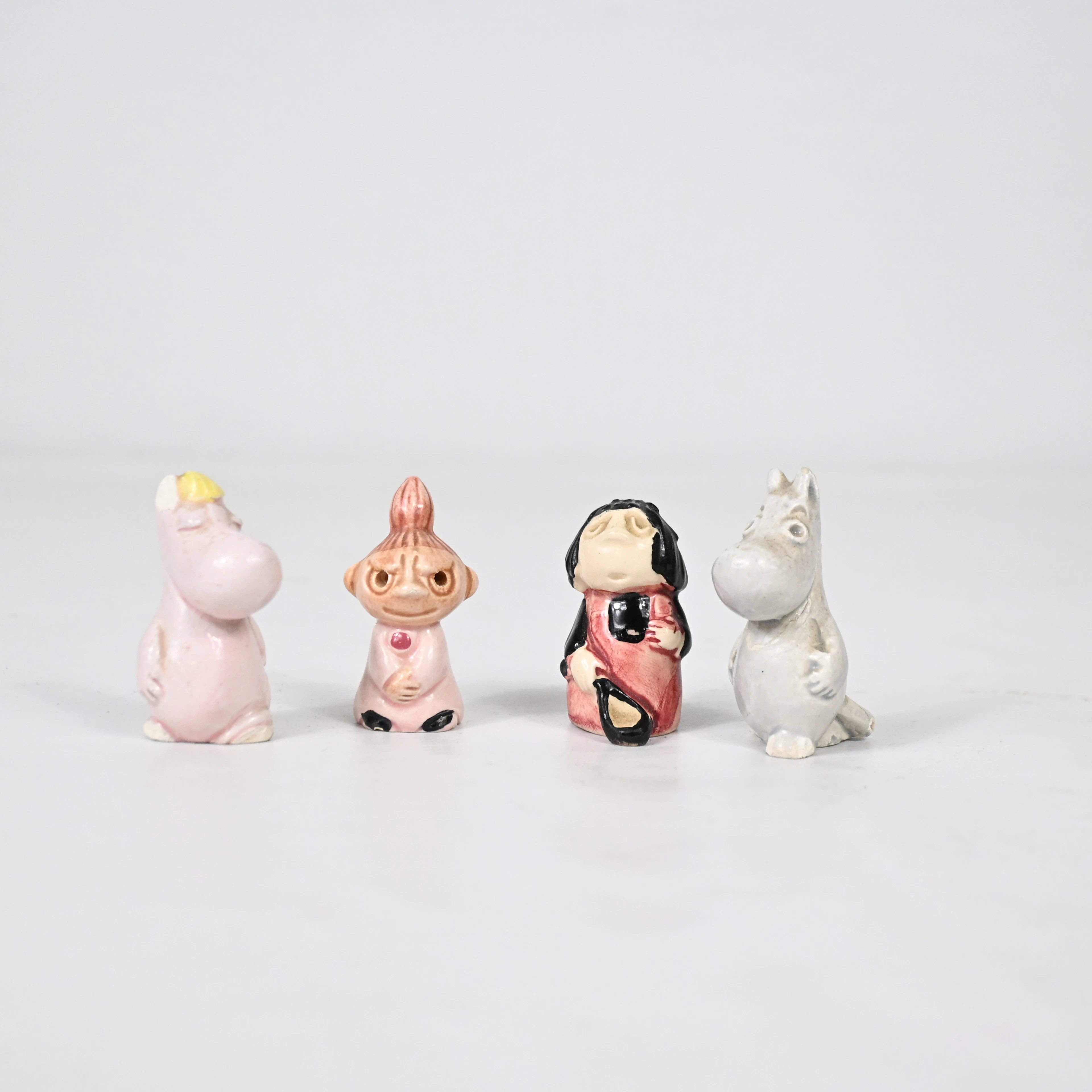 Signe Hammarsten-Jansson, figuriner, 4st, 1950/60-tal.