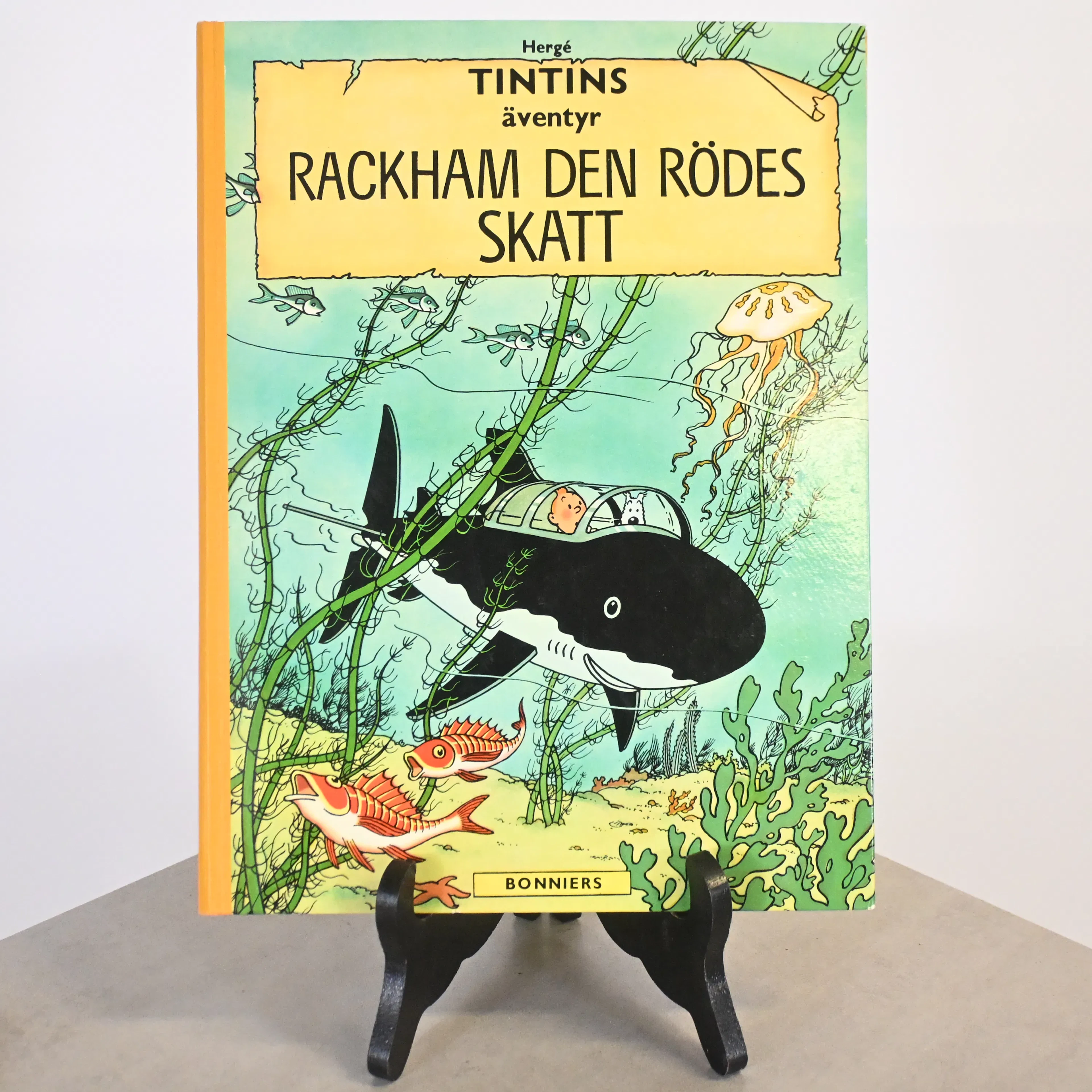Seriealbum, TinTins Äventyr, "Rackham Den Rödes Skatt", Första Svenska