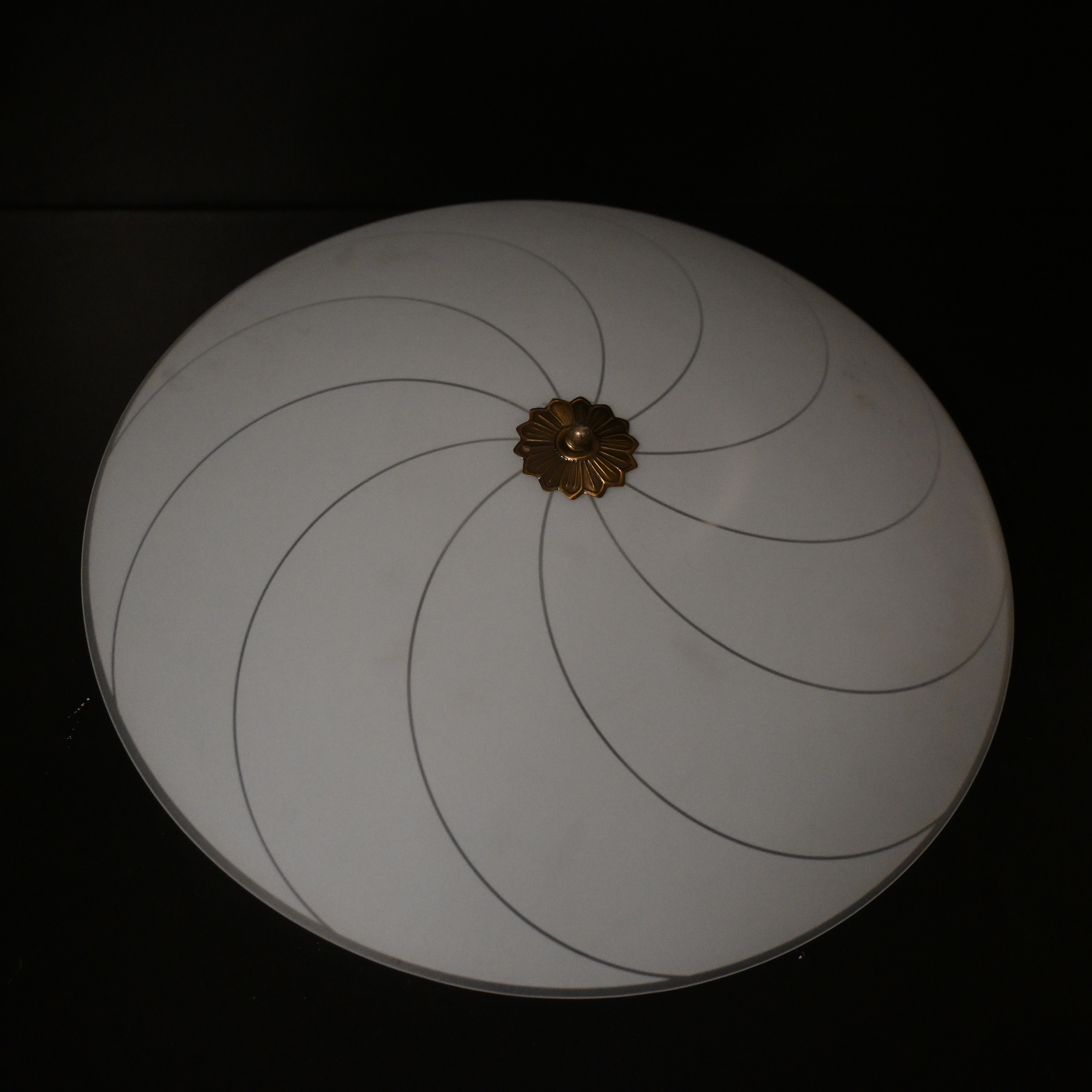 Takplafond, glas, sent 1900-tal.