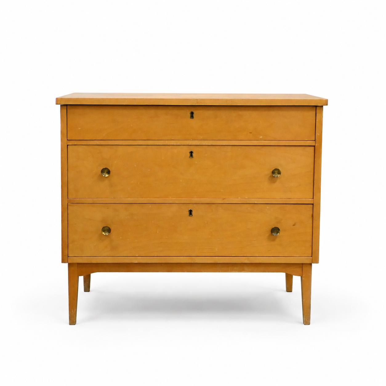 Byrå, björk, Swedish Modern, 1940/50-tal.