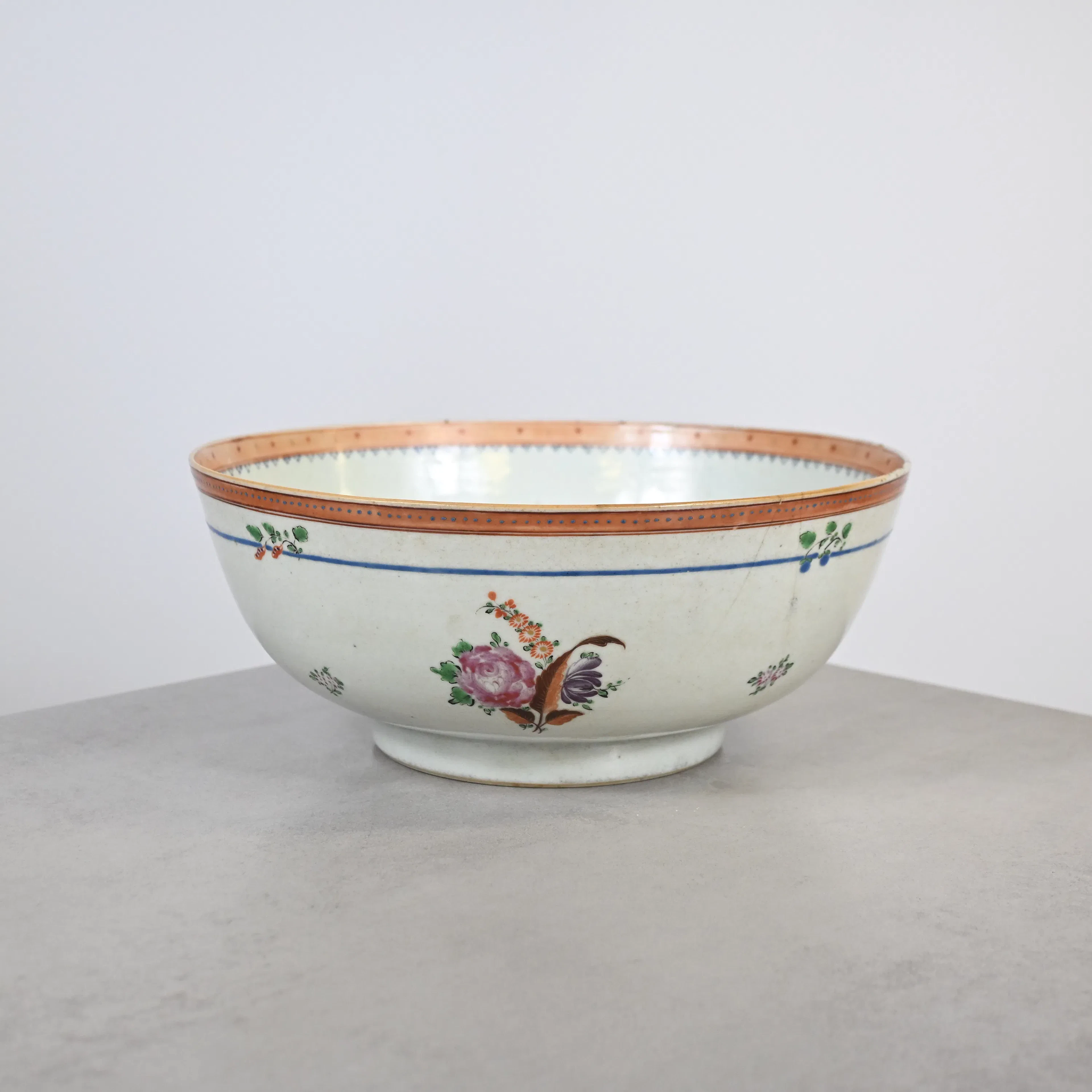 Skål, porslin, Kina, 17/1800-tal.