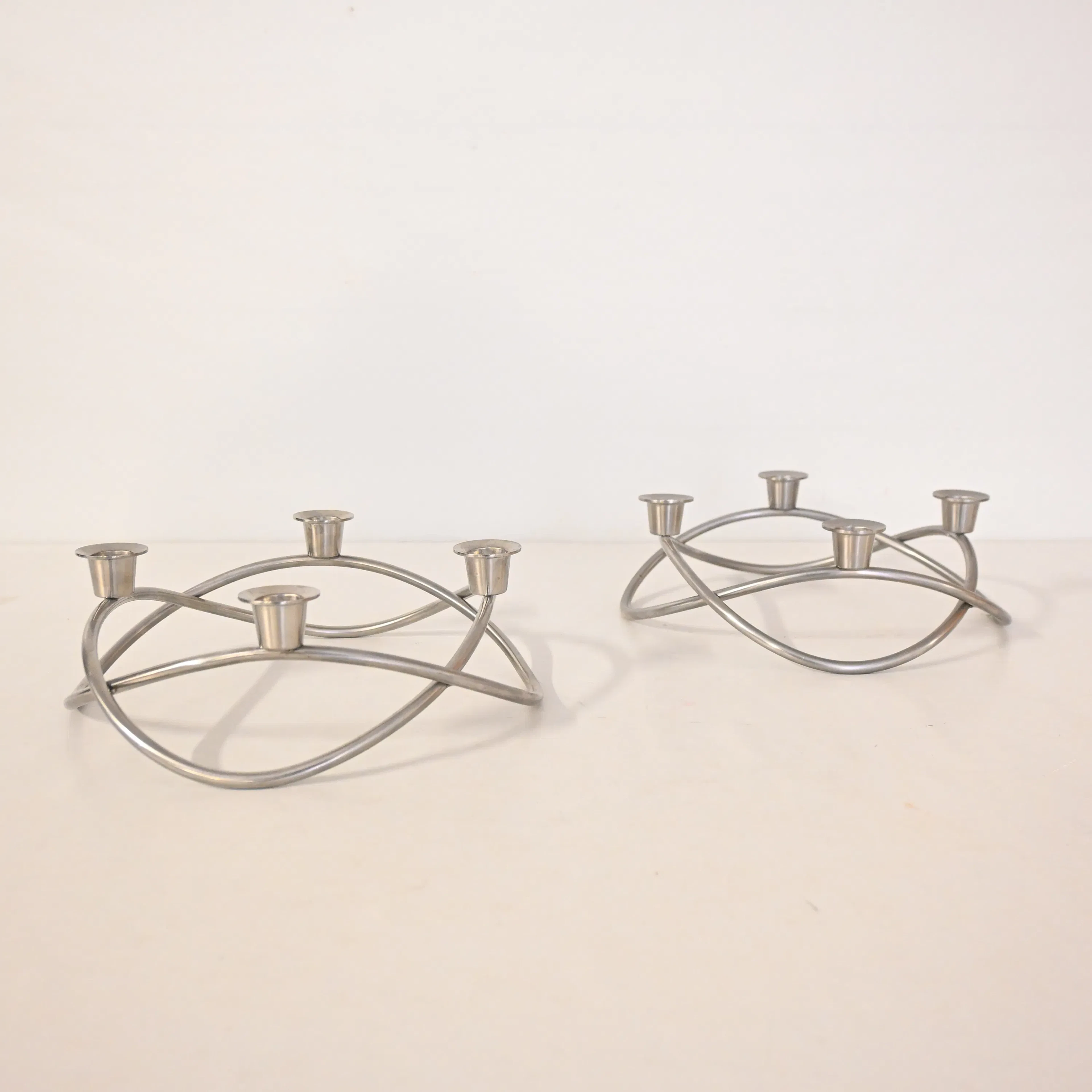 Maria Berntsen, kandelabrar, 2st, "Season", Georg Jensen, Danmark.