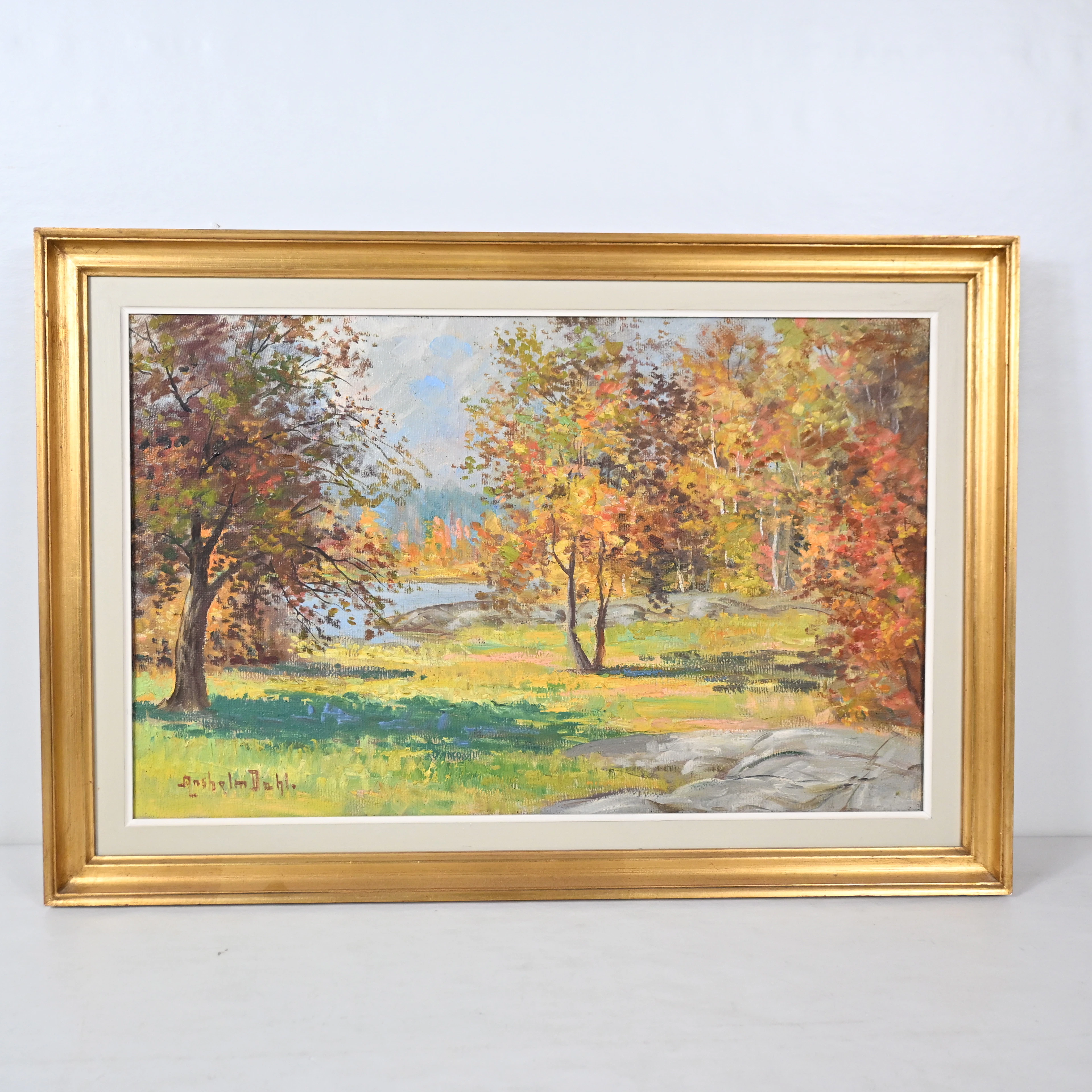Anshelm Dahl (1897-1964), olja på duk, signerad.